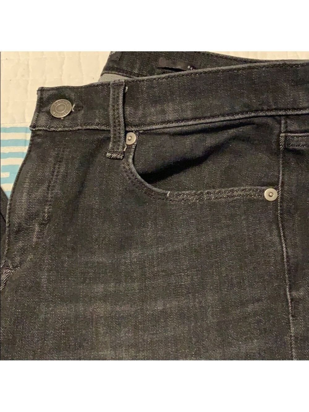 Like New Banana Republic Dark Grey Skinny Jeans - Picture 4 of 4